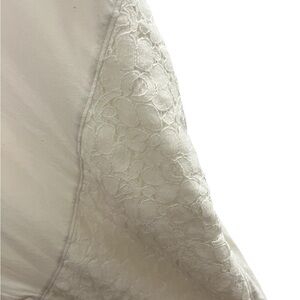 Lane Bryant Cream Tunic Lace Tee Shirt 22/24